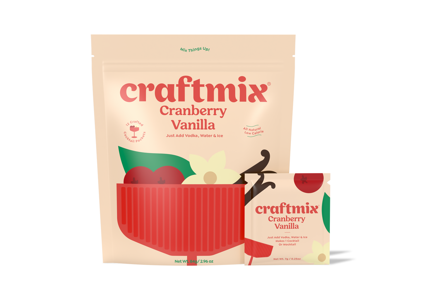 Cranberry Vanilla Cocktail Mixer