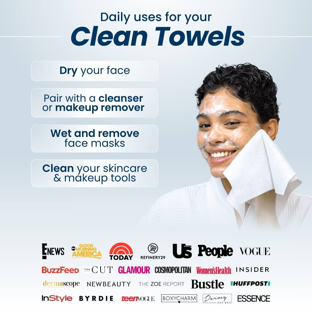 Clean Towels - Disposable Face Towels