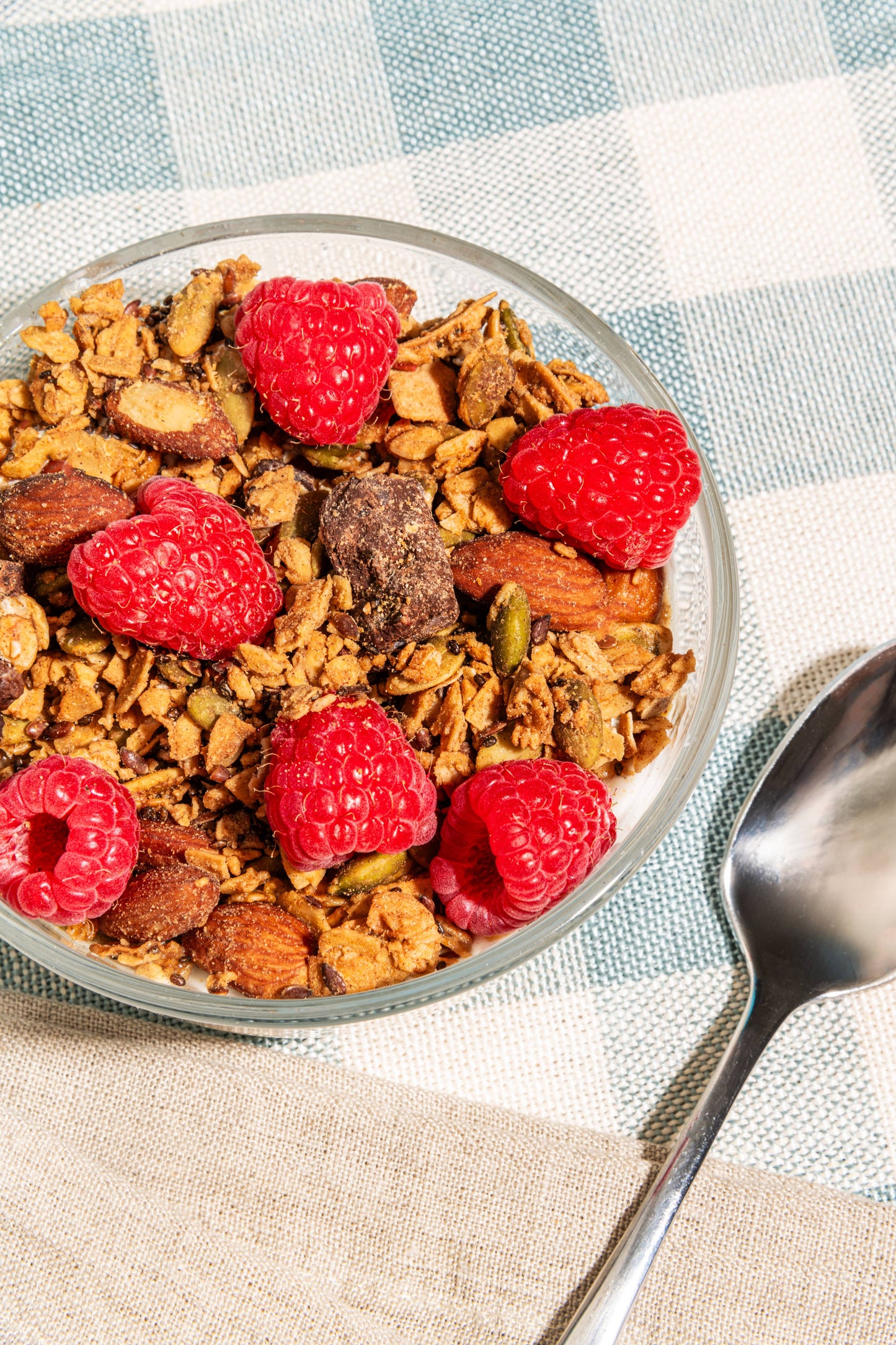 Almond Butter + Chocolate Chunk Granola